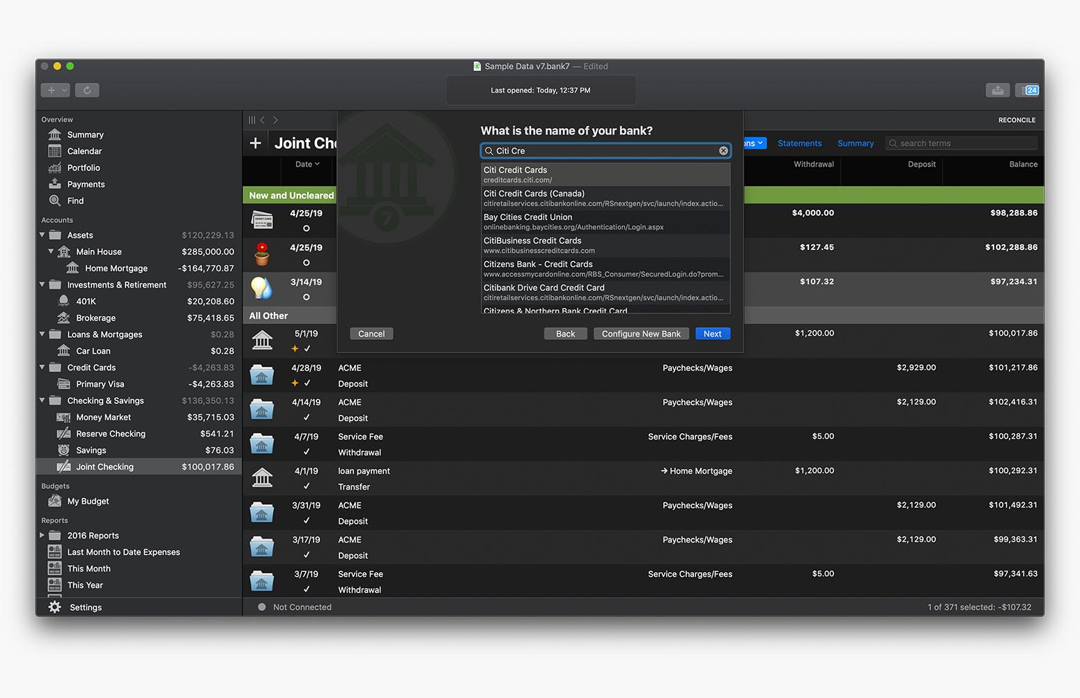 review of banktivity for mac review of banktivity for mac