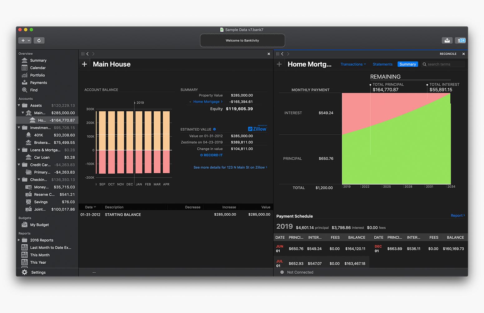Personal Finance Software for Mac Banktivity