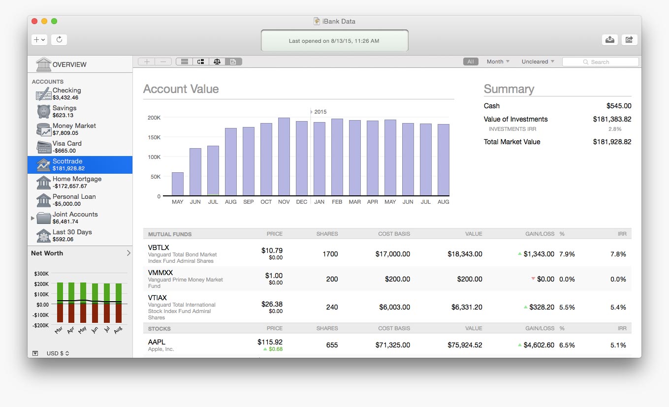 quicken for mac trail