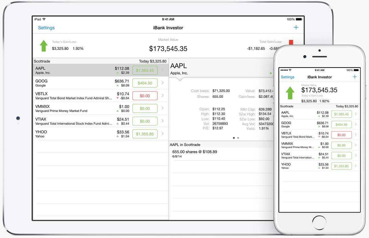 Banktivity Investor is a free Investment App Designed for iOS